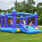 Inflatable Bounce House Heavy-duty Ready Large Outdoor Bouncer W  Wider Slide