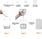 140 000 Clear Water Beads For Vases  Transparent Water Gel Beads Vase Filler For