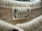 Vintage Carrigan Donn 100  Pure New Wool Aran Cardigan Sweater Ireland Childs M