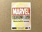 2012 Rittenhouse Marvel Bronze Age Sketchafex Sketch Card By J  David Lee 1 1