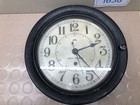Seth Thomas Military naval Style Port Hole Ships Clock  - Wwii Era 