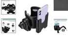Non-slip Universal Cup Holder With Phone Holder For Strollers   Mobility Devices