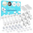 Complete Baby Proofing Kit - Child Safety Locks  Adjustable Latches  Corner Guar
