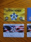   6 Piece   F o p   Member Courtesy   Lodge Id Cards     Pvc   Plastic   Cards