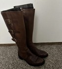 Ecco Hobart Brown Leather Knee High Riding Boots Women s Sz 36  us 5-5 5 