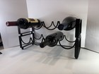 Wine Rack Pier1 Import Black Wrought Iron Holds 4 Bottles Stackable 15 Available