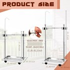 Parrot Stand Bird Play Stand 21 65 X 15 35 X 27 95 Inches Large Metal Stainless
