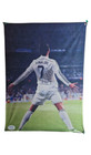 Cristiano Ronaldo Real Madrid Flag  Hand Signed With Coa Free Shipping Worldwide