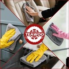 Microfiber Cleaning Cloths Bulk-15 Pack  Gray Microfiber Towels For Cars  Ultra