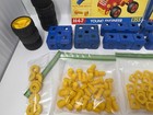 Meccano Erector Junior Lot 1355 1530 Parts Pieces Blocks Tools Mixed Set