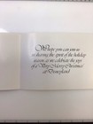 Vintage Walt Disney Productions Very Merry Christmas Parade Holiday Card