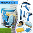 9 Pieces Horse Grooming Kit Tack Room Supplies Set With Organizer Tote Bag  Oval