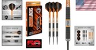 3-piece Amberjack Tungsten Darts Set - 90  Tungsten  Flights   Shafts Included