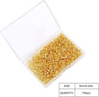 700pcs Split Rings double Loop Jump Ring Sets Split Jump Rings For Jewelry Makin