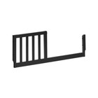 Elegant Ebony Toddler Bed Conversion Kit For Mini Cribs - Lightweight Design