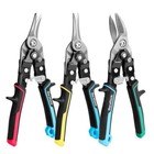 Duratech Aviation Snips Set 3pcs 10  Heavy Duty Left Straight Right Cut Tin Snip