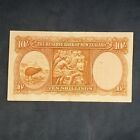 1960-67 Reserve Bank Of New Zealand 10 Shilling Note - Free Shipping Usa
