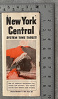 November 19 1944 New York Central System Time Tables Wartime Illustrations