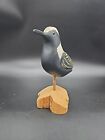 Vintage Hand-carved Wooden Shorebird Plover Decoy Folk Art Signed A p Taylor