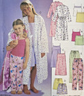 Sewing Pattern  3906 Girls Gown  Pajamas  Robe   More Size 3-6 Uncut