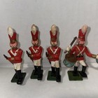 Lot Of 7 Wilton Marching Toy Soldier Plastic Cake Toppers Vintage Hong Kong 