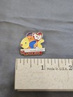 Vintage 2000 Ty Teenie Beanie Babies Crew Mcdonald s Employee Pin Fish Badge