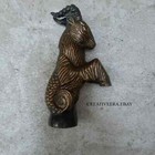 Vintage Antique Solid Look Goat Handle For Wood Walking Stick Cane Present