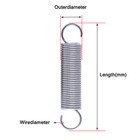 304 Stainless Steel Extension Spring Od 10mm To 18mm All Lengths  hook Spring 