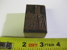 Printing Letterpress Printers Stamp Block  Gas Pump Service Staition Antique Car