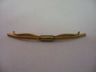 Great Grooved Front Hard To Find Vintage Mens Tie Collar Clip Jewelry Bar