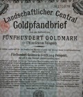 500 Goldmark 1930 - Berlin    Germany Loan Bond - Series  235079 -  w176 
