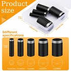 5 Sizes Leather Hole Punch  Hollow Punch Cutter Tool Set With Storage Case  L   