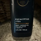 Bath   Body Works Aromatherapy Eucalyptus Tea Body   Massage Oil 4 Fl Oz