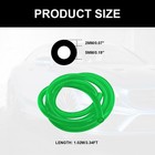 Colorful Fuel Line Hose Tube  Flexible Anticorrosion Silicone Gas Color  Green