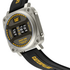 Cat Men s Watch   drum  44mm  Stainless Steel Case  dr 141 21 117  Black yellow