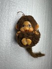 Tiny Vintage Monchhichi Mini Plush Monkey Doll -sekiguchi 1970s 80s Retro