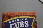 Chicago Cubs Baseball Team 1946 Unscored Program Vs St Louis Cardinals S  Musial