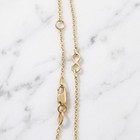 Adjustable Infinity Cable Chain Ankle Bracelet Anklet Real Solid 10k Yellow Gold