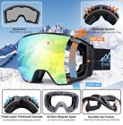 M81 Ski Goggles Pro  Magnetic Snowboard Snow Goggles Uv Protection   blue