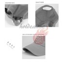 Men 100  Cotton Baseball Cap Dad Hat Adjustable Plain Solid Washed