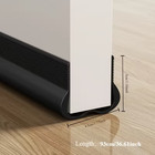 Under Door Bottom Seal Strip Stopper Adjustable Twin Door Draft Guard Soundproof