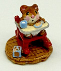 Wee Forest Folk Wff M-103 Rocking Tot  red Rocker  With Wff Box