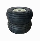 15x6-6 Tedder Tire   Wheel For 25mm  0 98  Axle And 2  Hub  2 Pack 