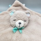 Kellytoy Sleeping Teddy Bear Lovey Security Blanket Blue Tags Plush Baby Rattle