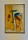 Siep Van Den Berg  1913-1998  Original Abstract Mixed-media  Collage   Signed