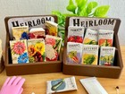 11 Pcs Set Miniature Dollhouse Garden Fruit Flower Seed Packs Tool Accessories