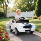 12v Battery Powered Electric Vehicle  Licensed Kids Ride On Car  White