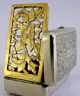 Very Rare Antique Chinese Export Sterling Silver Vinaigrette Box C1840