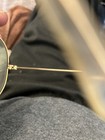 Bausch   Lomb Pilot Sunglasses Gold Metal Frame Green Lenses Disco Look