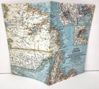 National Geographic Society Eastern Canada Map 1967